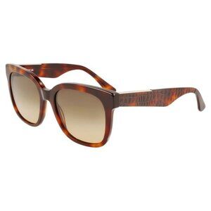 New LACOSTE Havana Square L970S 230 Sunglasses Women